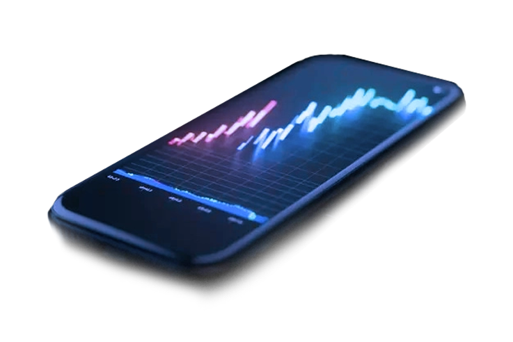 Trading Chart on Phone